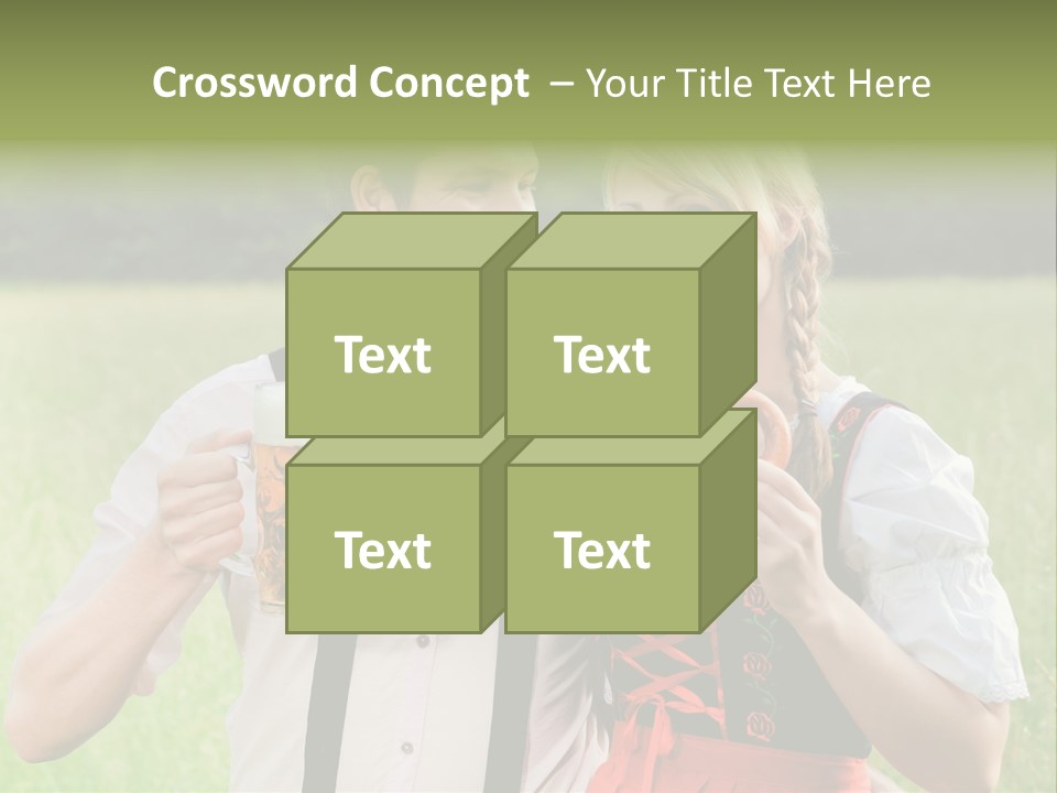 Celebrate Munich Jar PowerPoint Template