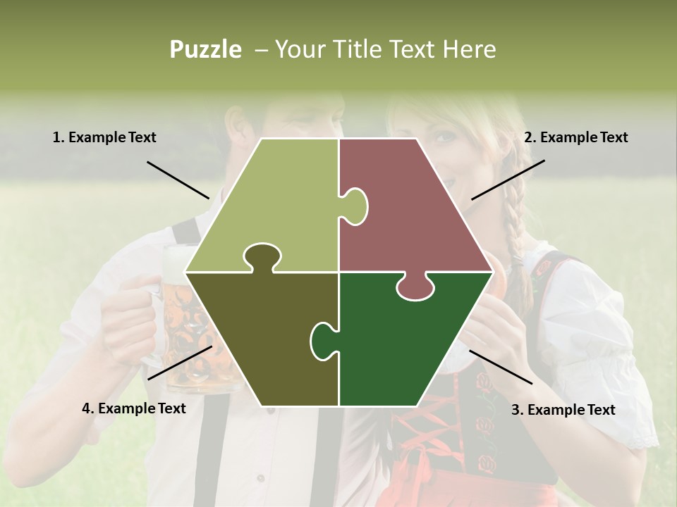 Celebrate Munich Jar PowerPoint Template