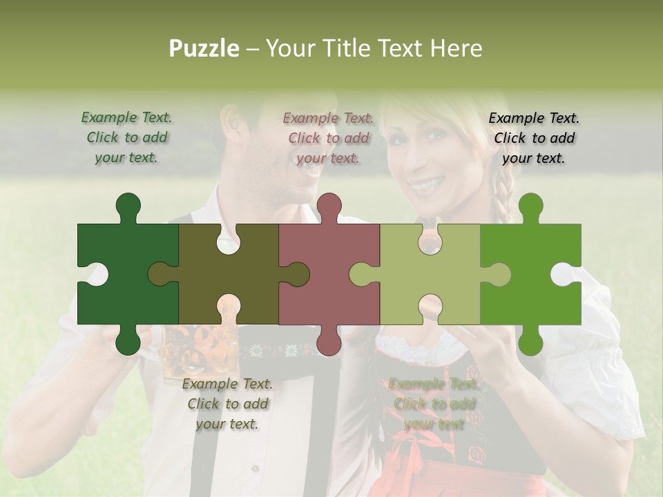 Celebrate Munich Jar PowerPoint Template