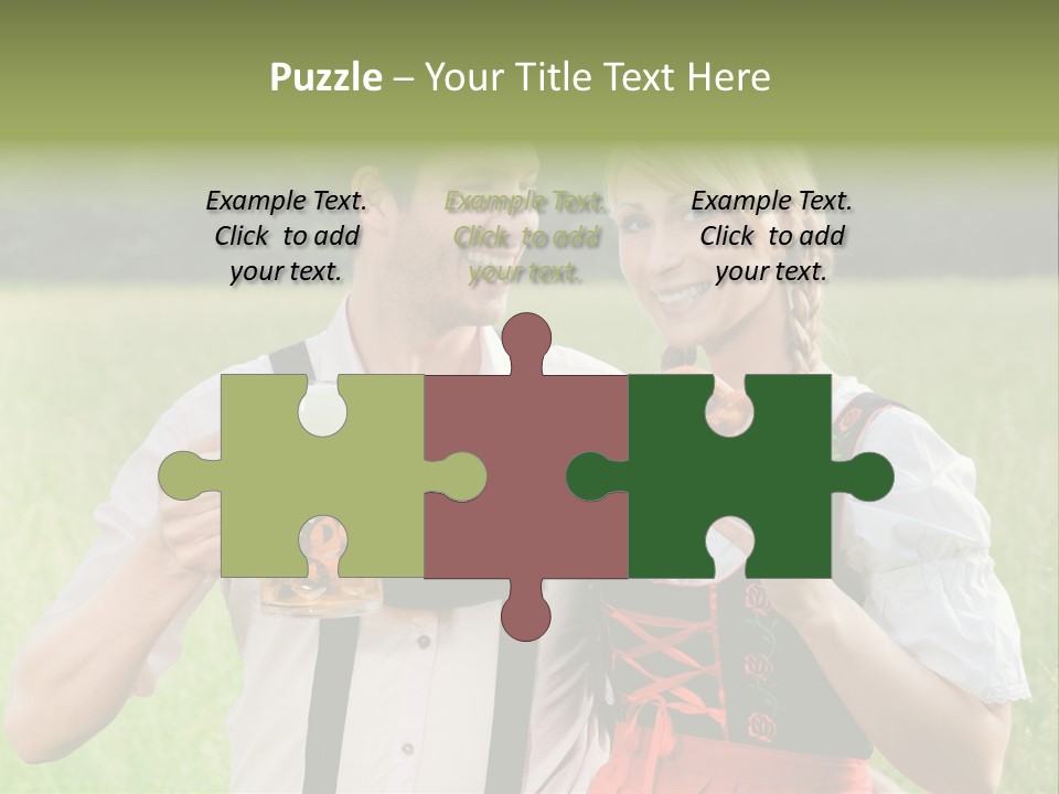 Celebrate Munich Jar PowerPoint Template