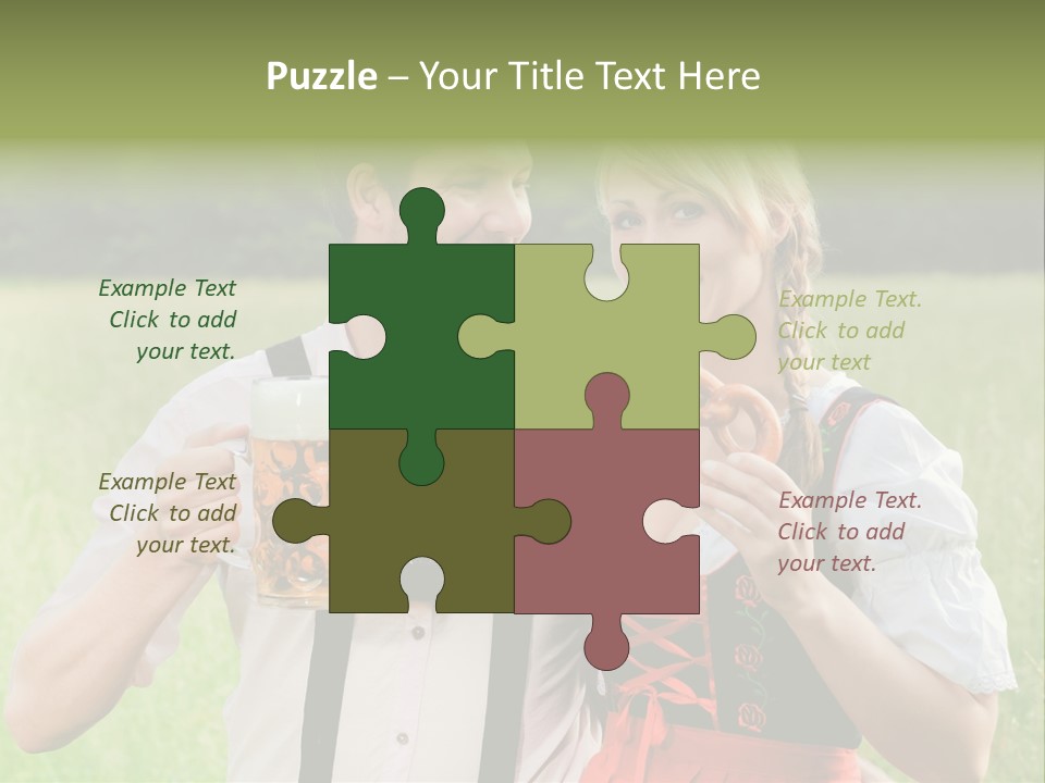 Celebrate Munich Jar PowerPoint Template