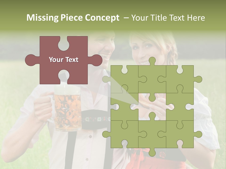 Celebrate Munich Jar PowerPoint Template