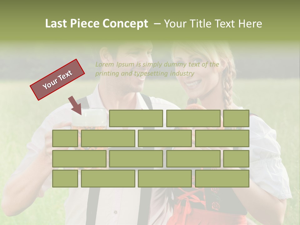 Celebrate Munich Jar PowerPoint Template