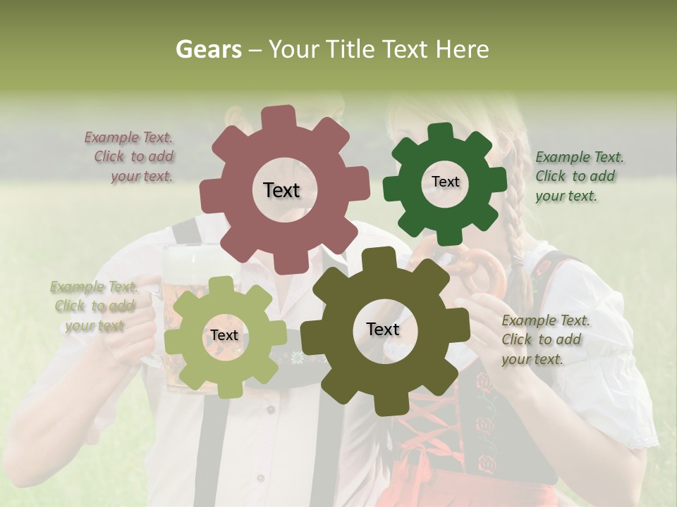 Celebrate Munich Jar PowerPoint Template