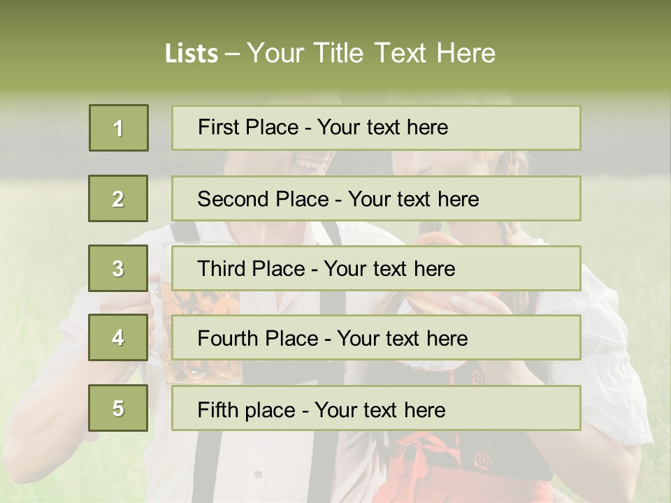 Celebrate Munich Jar PowerPoint Template