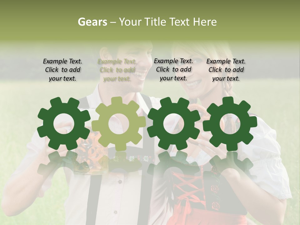 Celebrate Munich Jar PowerPoint Template