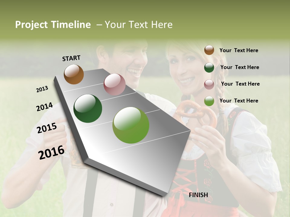 Celebrate Munich Jar PowerPoint Template
