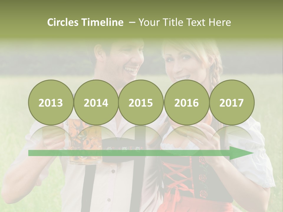 Celebrate Munich Jar PowerPoint Template