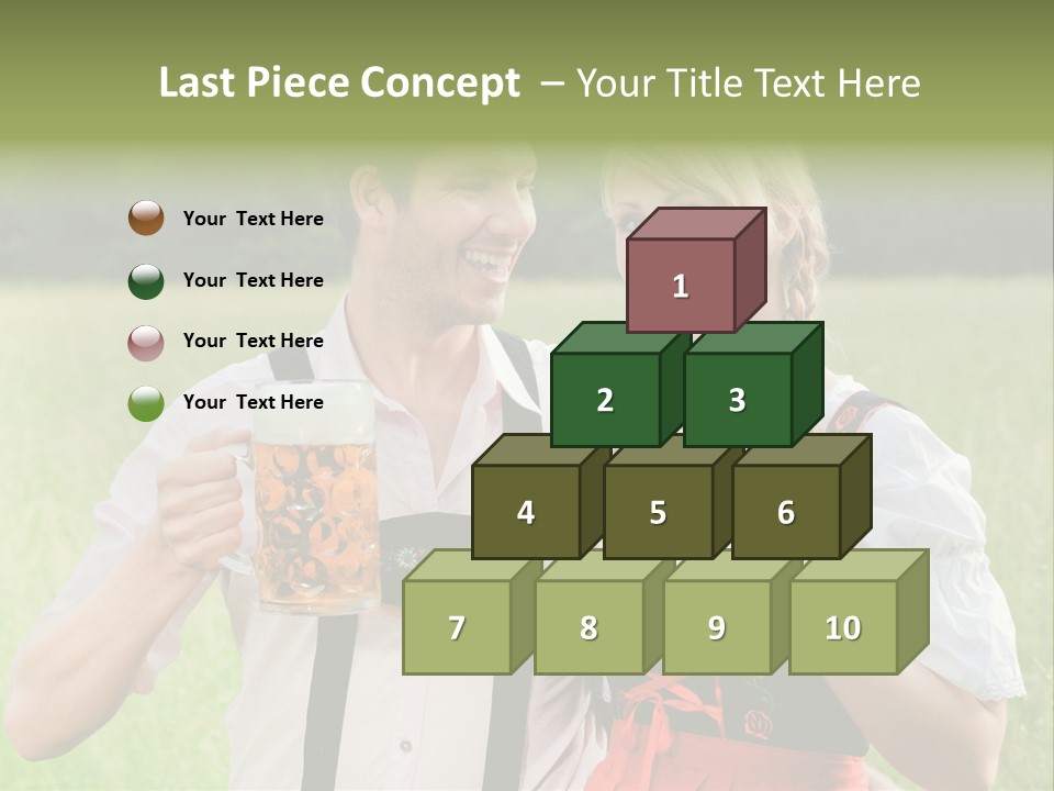 Celebrate Munich Jar PowerPoint Template