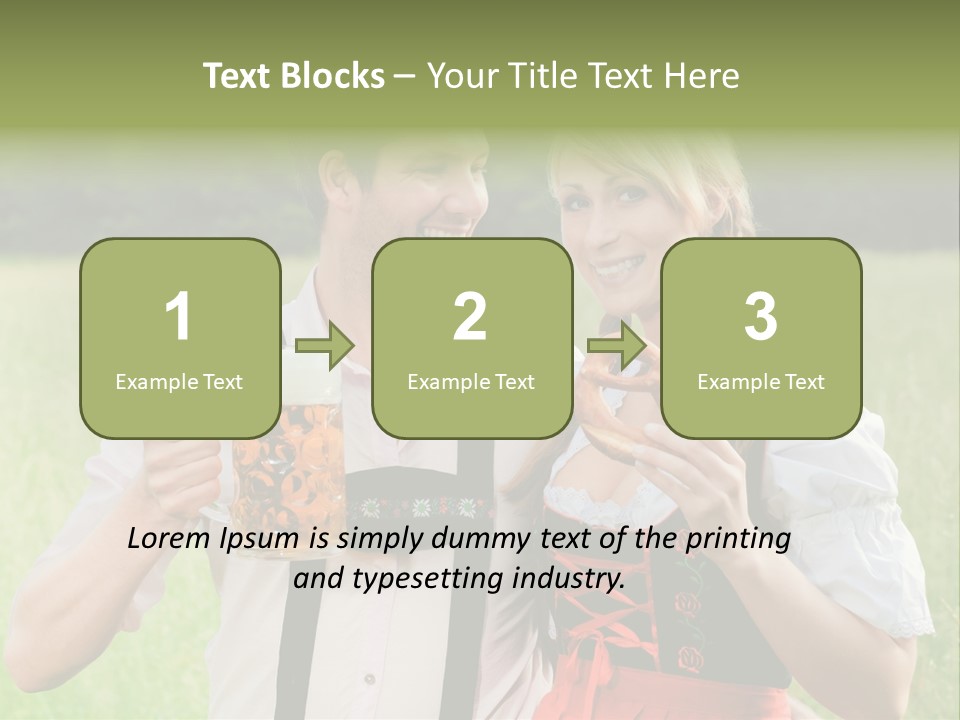 Celebrate Munich Jar PowerPoint Template