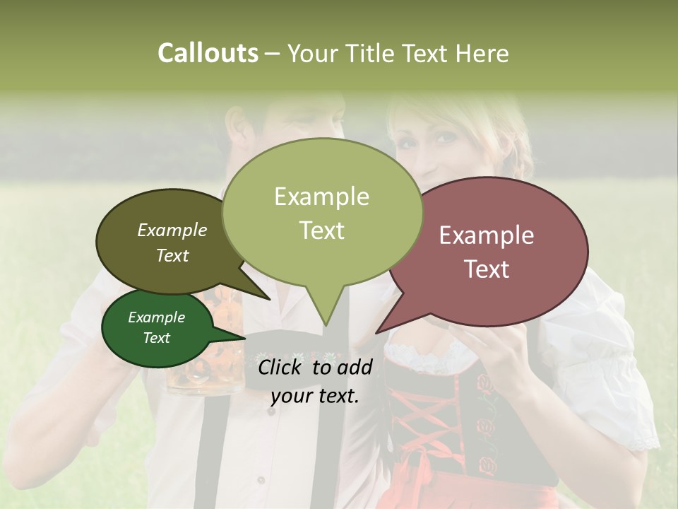 Celebrate Munich Jar PowerPoint Template