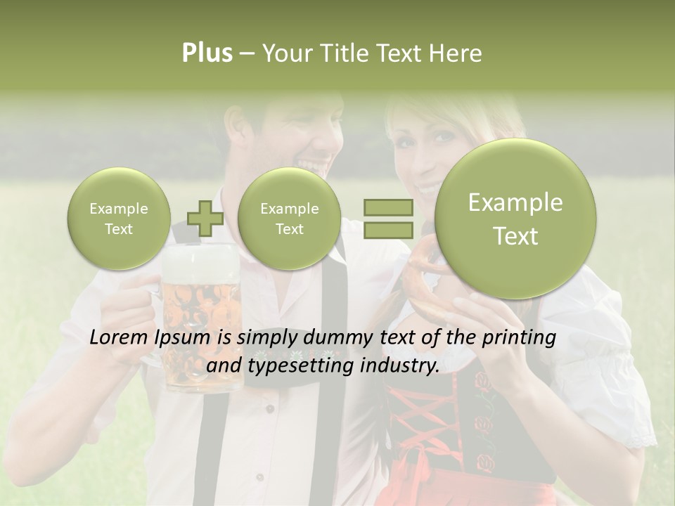 Celebrate Munich Jar PowerPoint Template