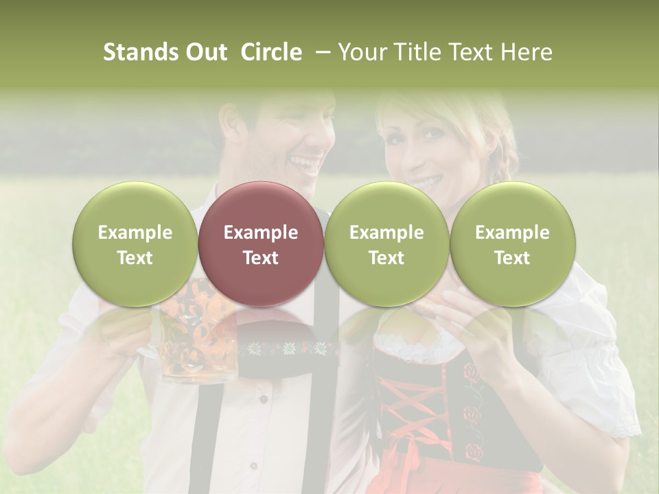 Celebrate Munich Jar PowerPoint Template