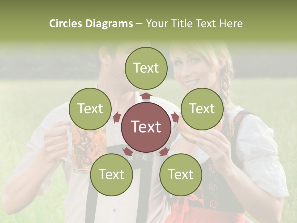 Celebrate Munich Jar PowerPoint Template