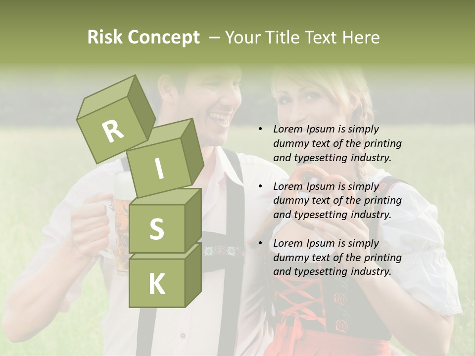 Celebrate Munich Jar PowerPoint Template