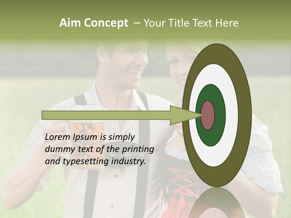 Celebrate Munich Jar PowerPoint Template