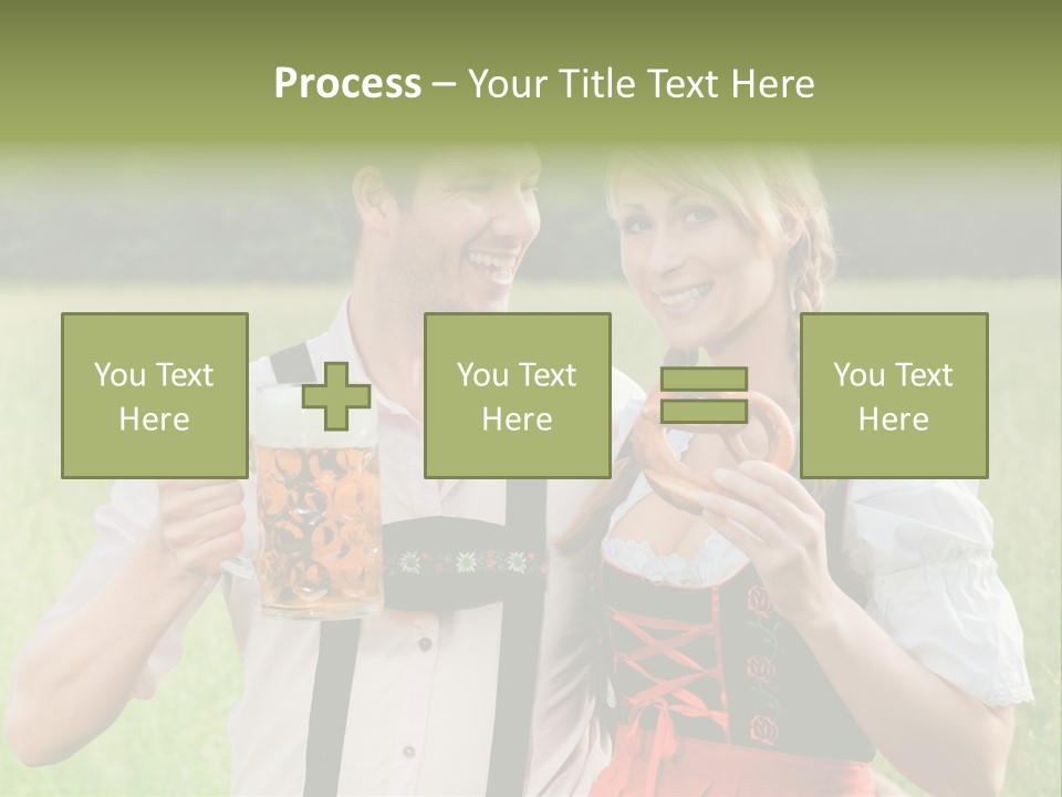 Celebrate Munich Jar PowerPoint Template
