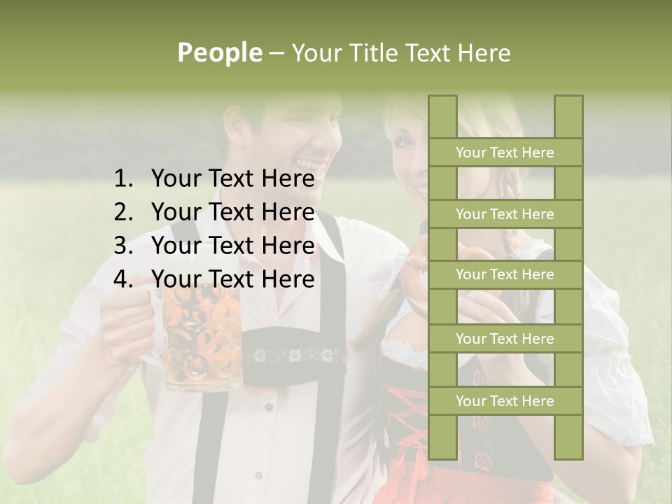 Celebrate Munich Jar PowerPoint Template