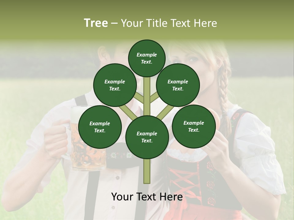 Celebrate Munich Jar PowerPoint Template