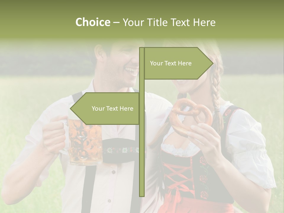 Celebrate Munich Jar PowerPoint Template