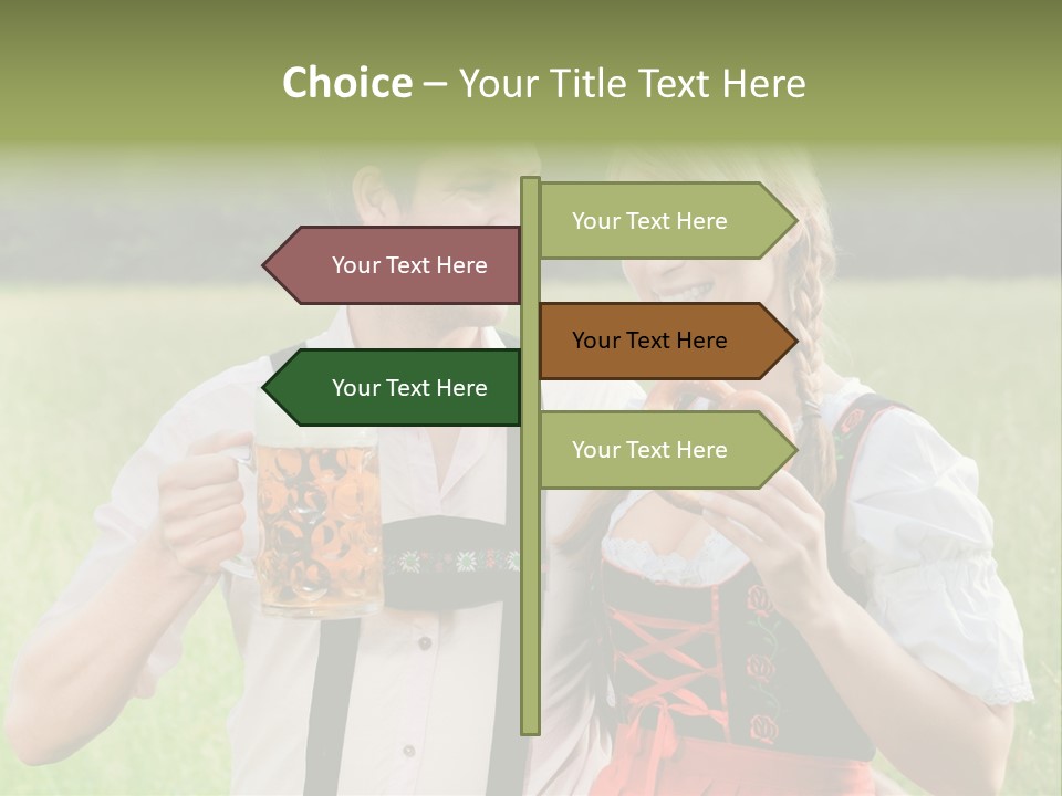 Celebrate Munich Jar PowerPoint Template