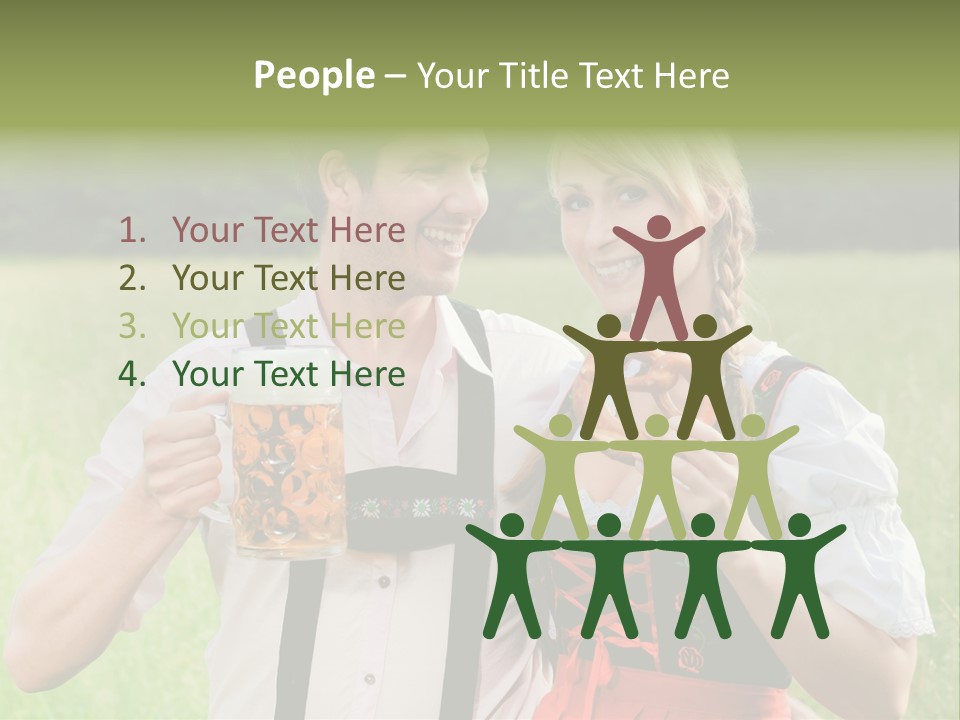 Celebrate Munich Jar PowerPoint Template