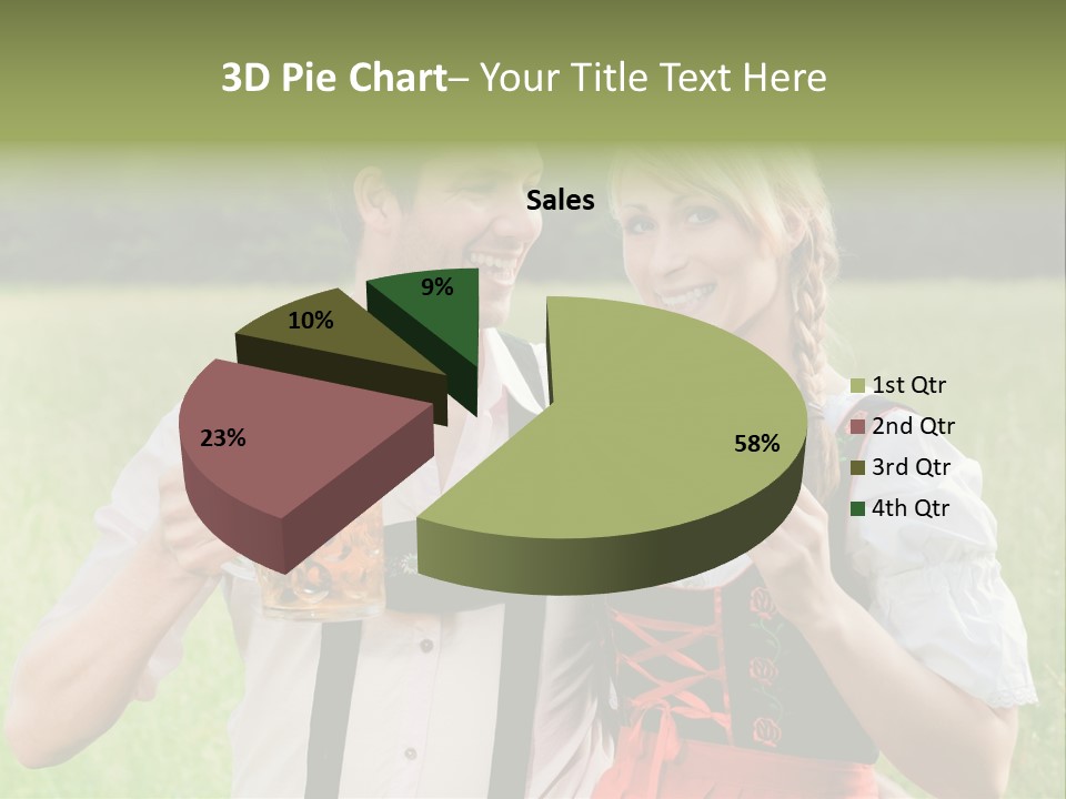 Celebrate Munich Jar PowerPoint Template