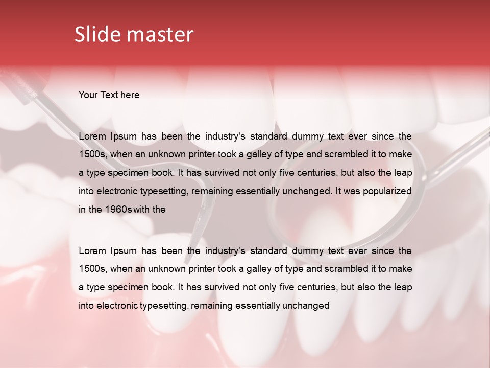 Model Anatomical Healthy PowerPoint Template