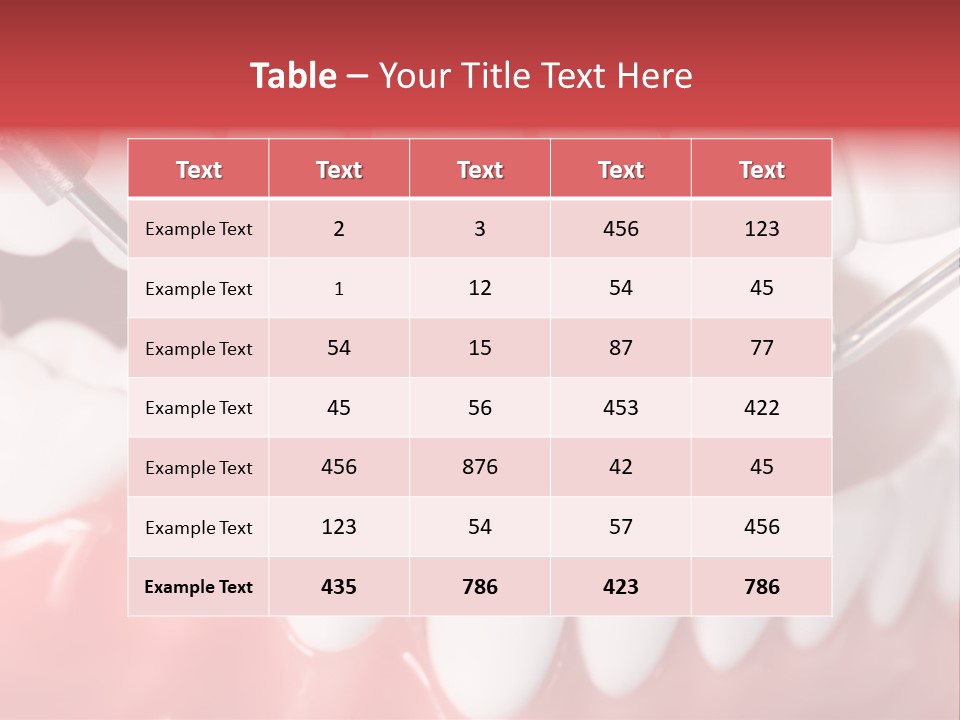 Model Anatomical Healthy PowerPoint Template