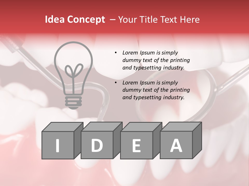 Model Anatomical Healthy PowerPoint Template