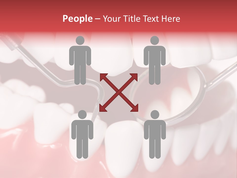 Model Anatomical Healthy PowerPoint Template