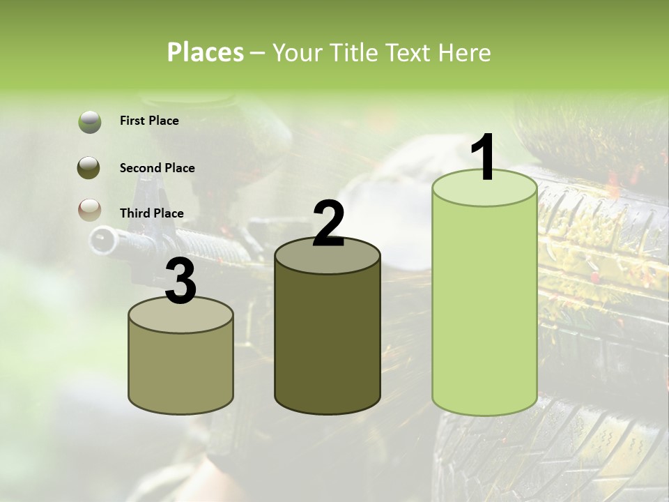 Enjoyment Aiming Equipment PowerPoint Template