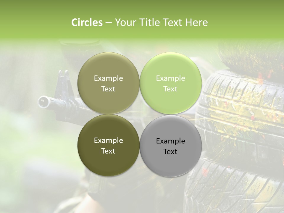 Enjoyment Aiming Equipment PowerPoint Template