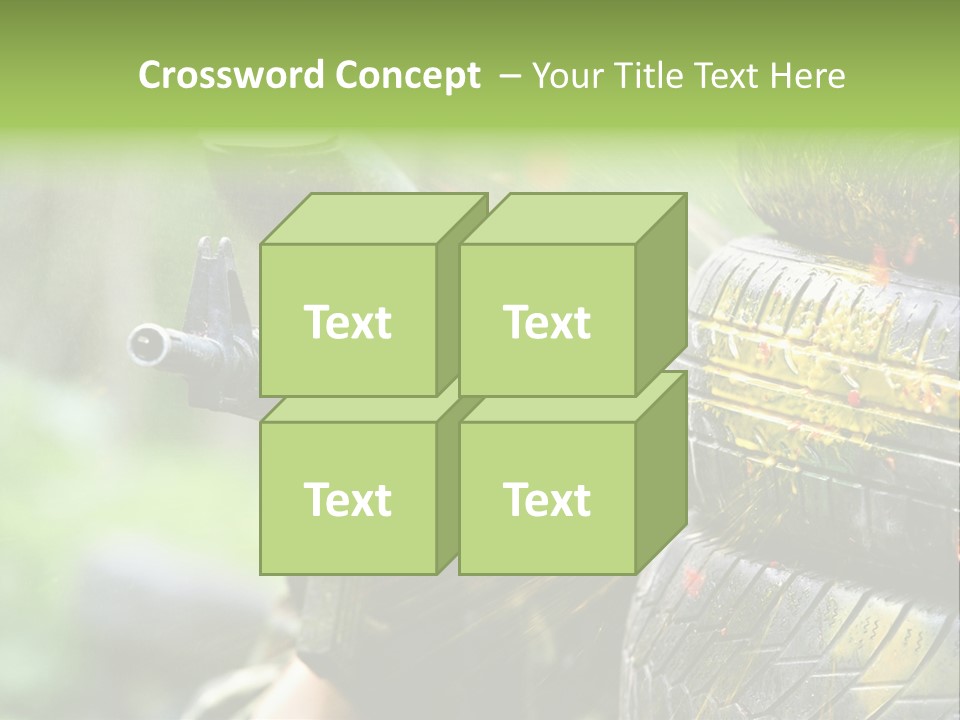 Enjoyment Aiming Equipment PowerPoint Template