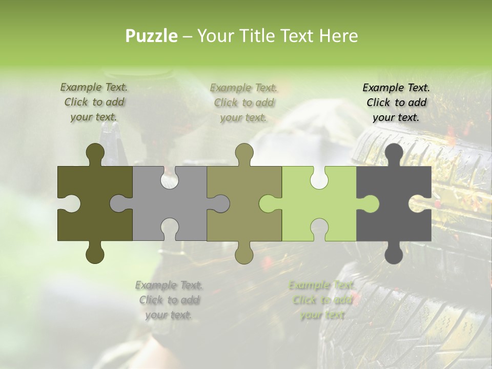 Enjoyment Aiming Equipment PowerPoint Template