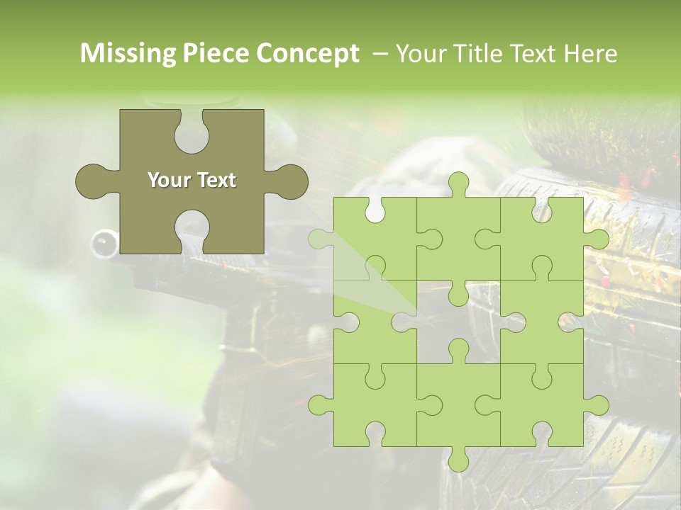 Enjoyment Aiming Equipment PowerPoint Template