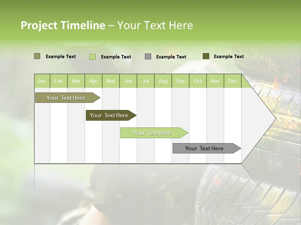 Enjoyment Aiming Equipment PowerPoint Template