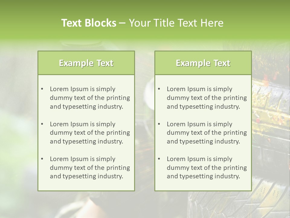Enjoyment Aiming Equipment PowerPoint Template