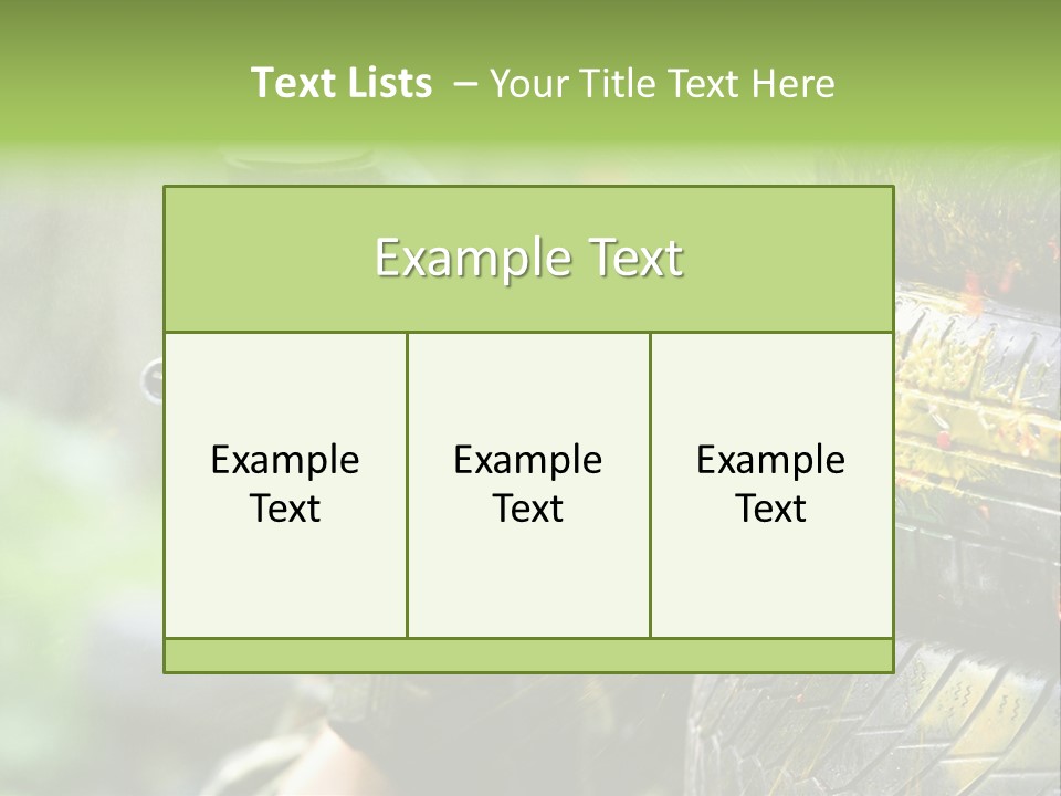 Enjoyment Aiming Equipment PowerPoint Template
