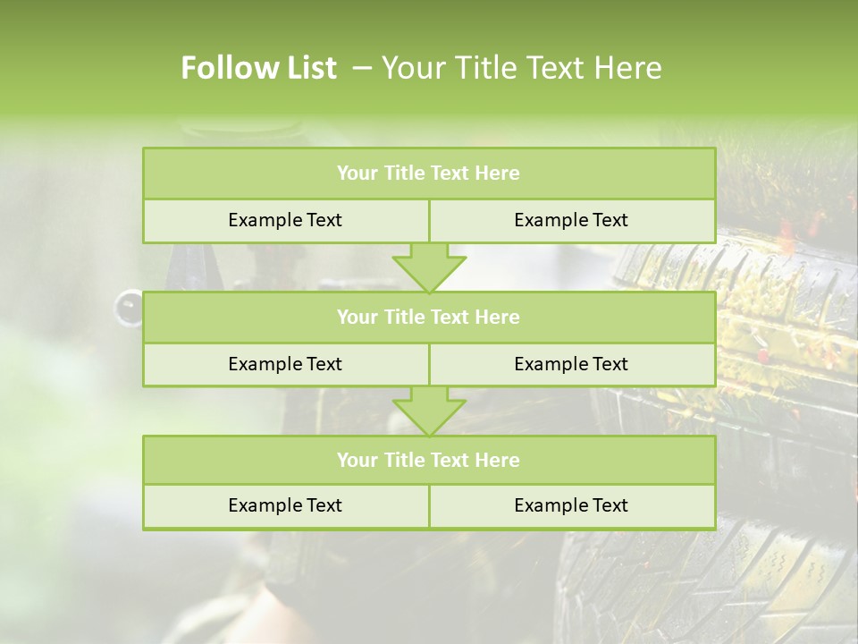 Enjoyment Aiming Equipment PowerPoint Template