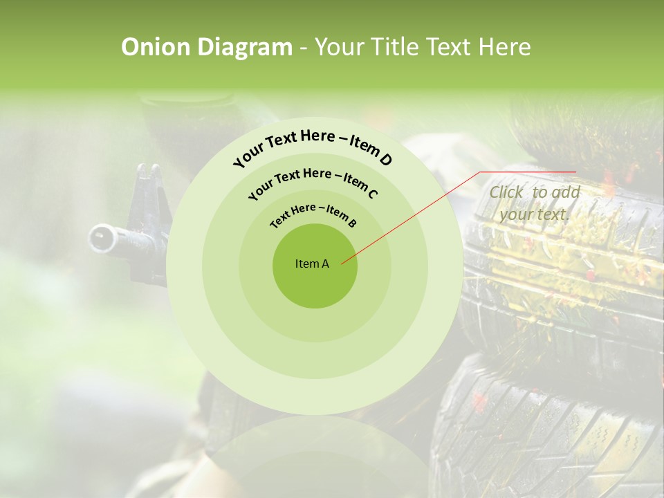 Enjoyment Aiming Equipment PowerPoint Template