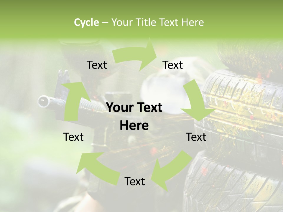 Enjoyment Aiming Equipment PowerPoint Template