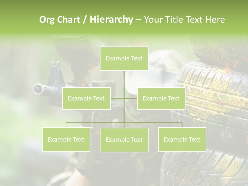 Enjoyment Aiming Equipment PowerPoint Template