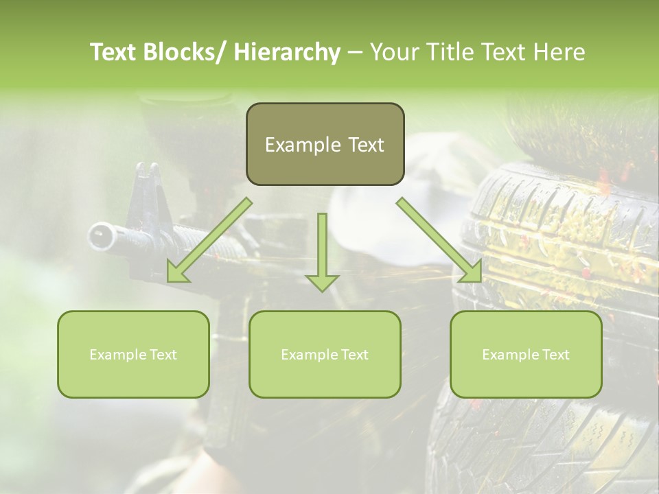 Enjoyment Aiming Equipment PowerPoint Template