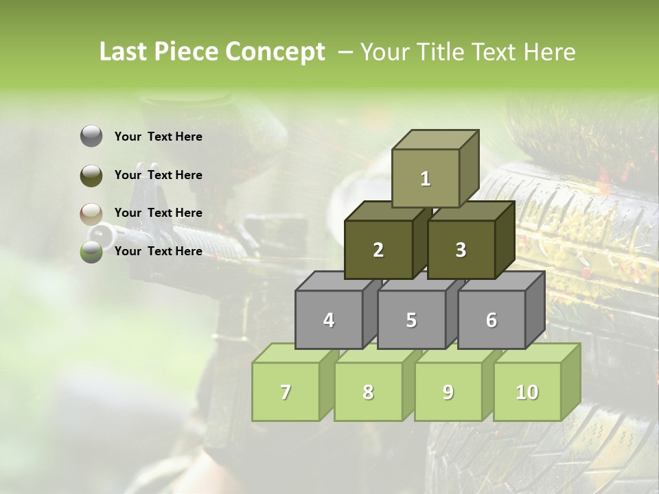 Enjoyment Aiming Equipment PowerPoint Template