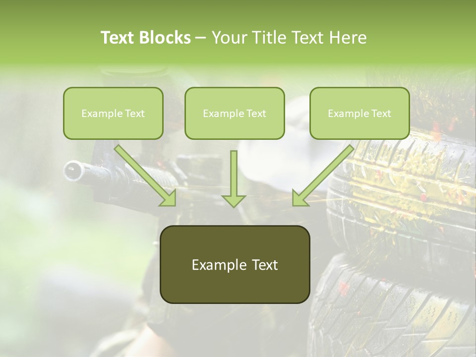 Enjoyment Aiming Equipment PowerPoint Template