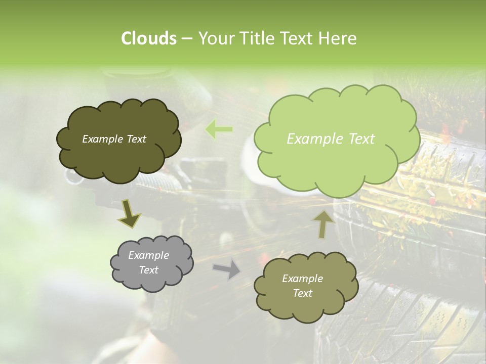 Enjoyment Aiming Equipment PowerPoint Template