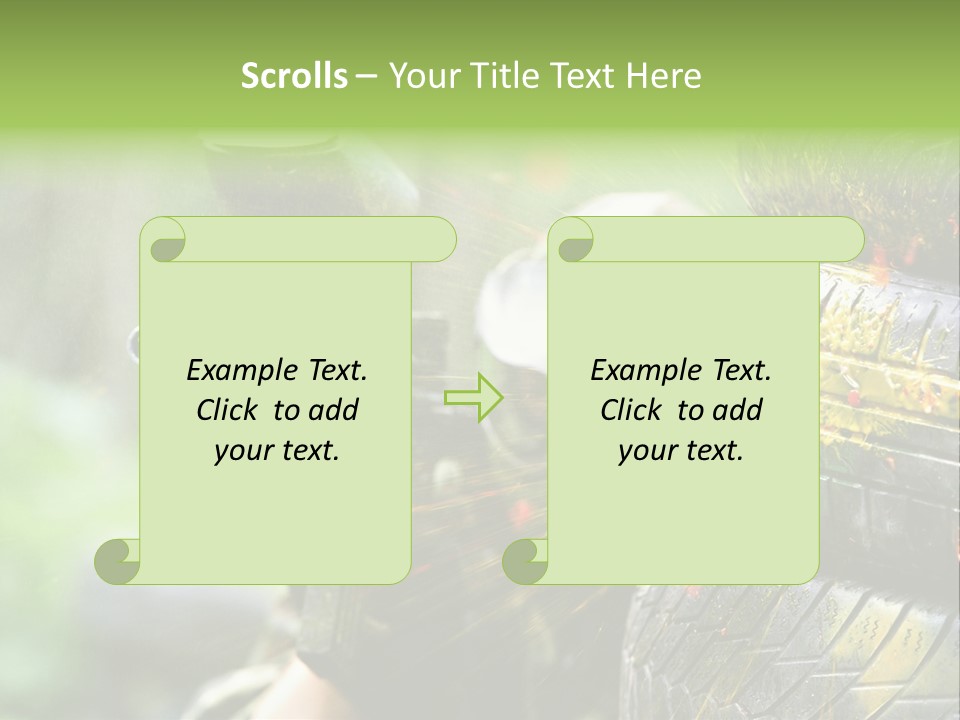 Enjoyment Aiming Equipment PowerPoint Template