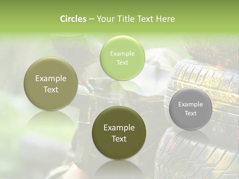 Enjoyment Aiming Equipment PowerPoint Template