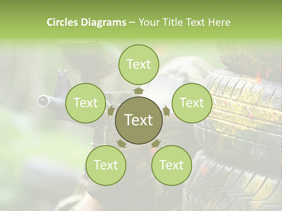Enjoyment Aiming Equipment PowerPoint Template